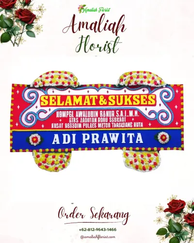 Karangan Bunga Ucapan Selamat lebaksangka