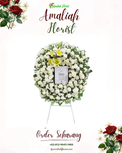 Krans Bunga Duka Cita lebaksangka